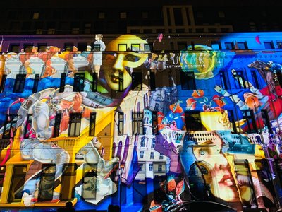 BDB’s façade becomes a canvas of light in the LUNAR Festival