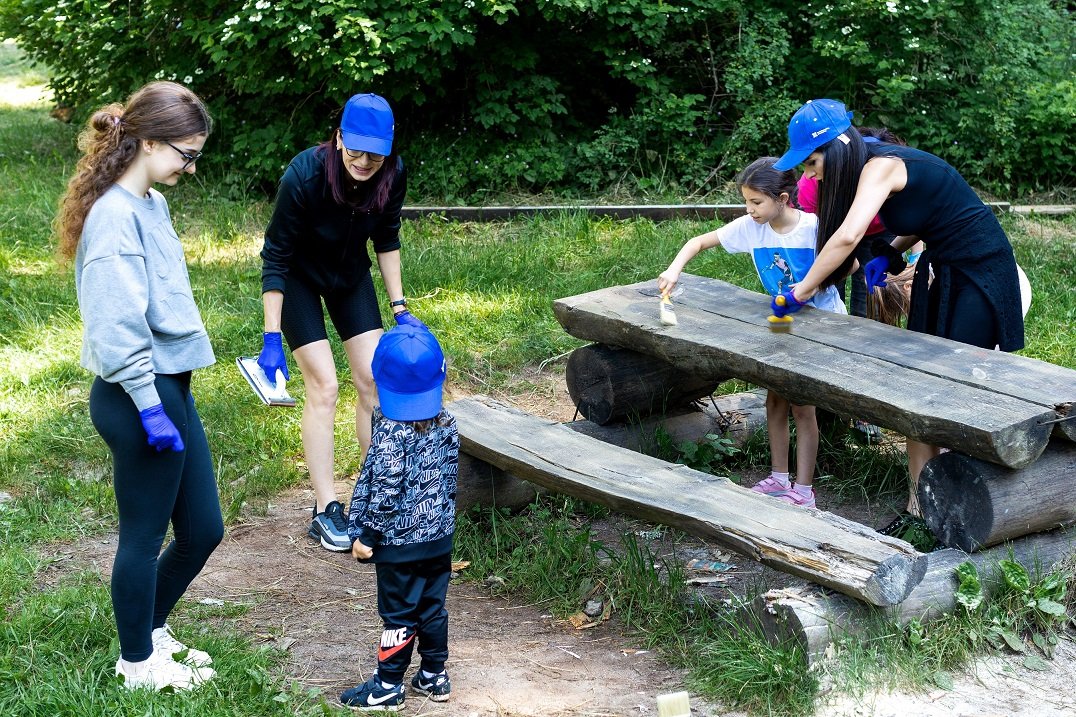 BDB's eco action to renovate the shelter and park equipment 