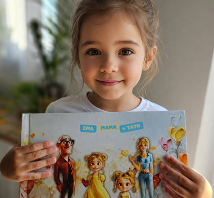 момиче с книга