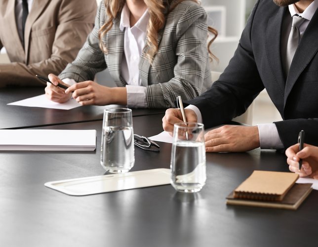 people in a meeting