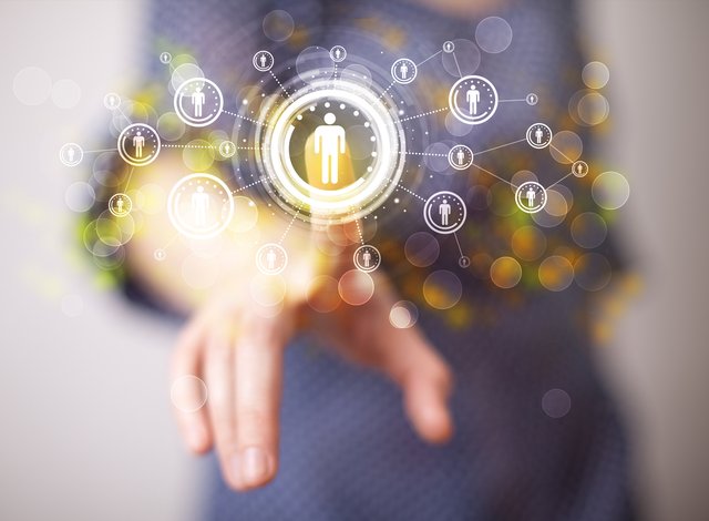 физически лица: изображение на икони с хора, свързаност