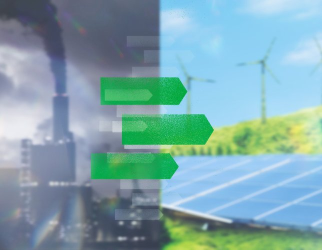 energy transition from fossil fuel to green energy