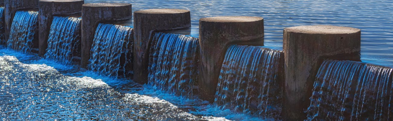a waterfall