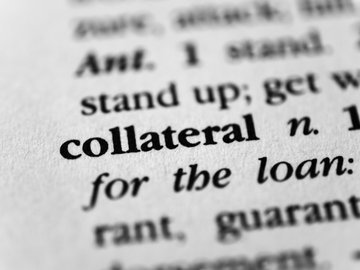 part of a text spelled word "collateral"